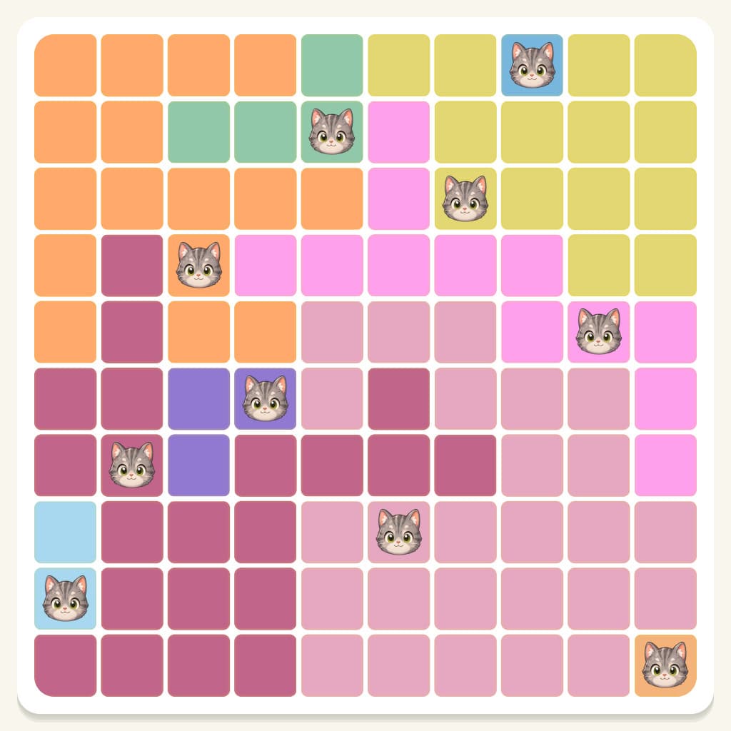 Meowdoku Level 955 Answer, Cheat & Solution