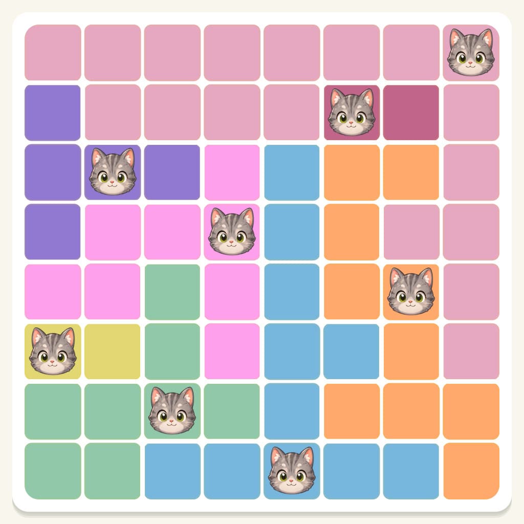 Meowdoku Level 499 Answer, Cheat & Solution