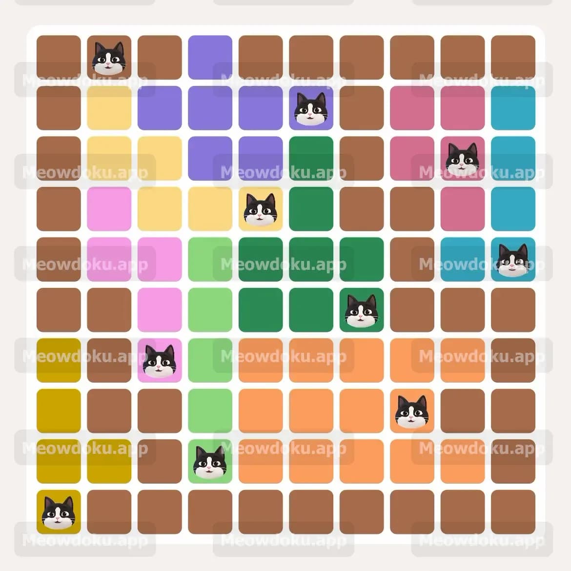 Meowdoku Level 78 Answer, Cheat & Solution