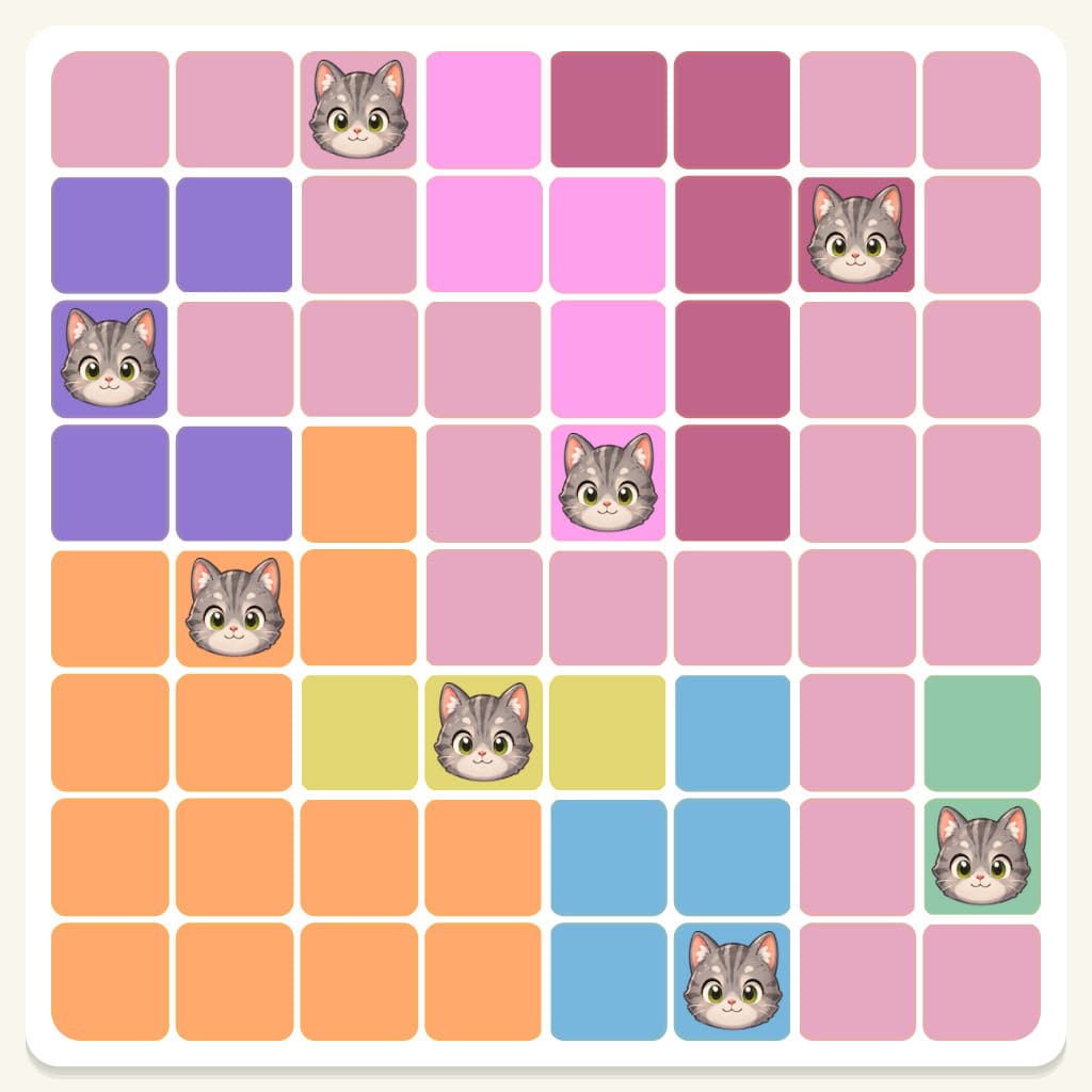 Meowdoku Level 709 Answer, Cheat & Solution
