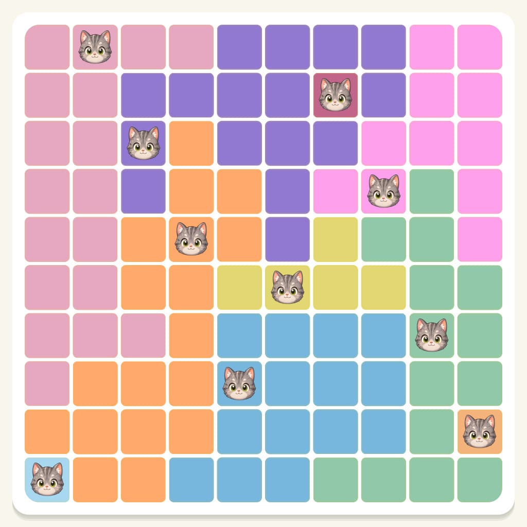 Meowdoku Level 965 Answer, Cheat & Solution