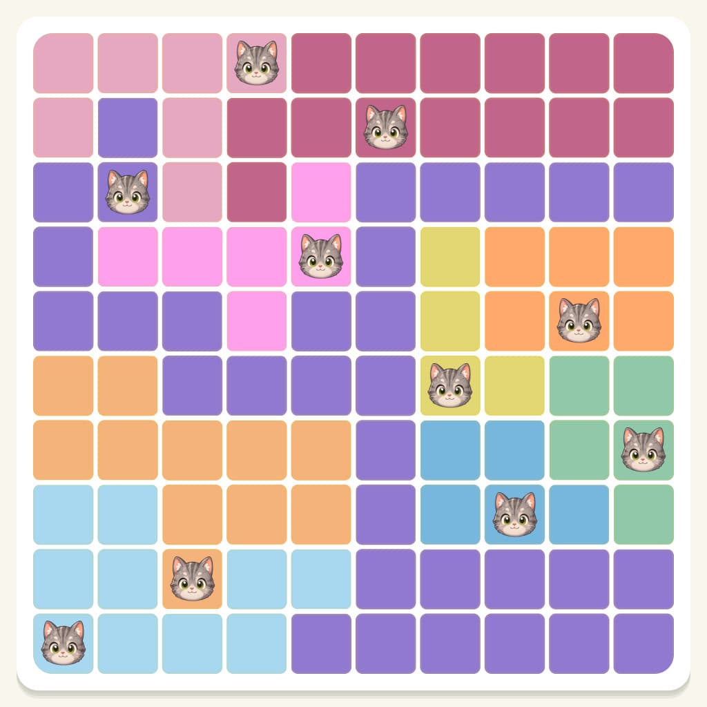 Meowdoku Level 980 Answer, Cheat & Solution