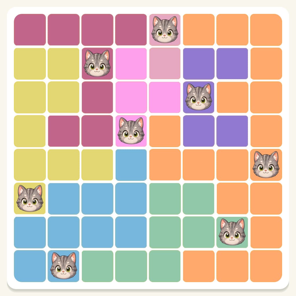 Meowdoku Level 627 Answer, Cheat & Solution
