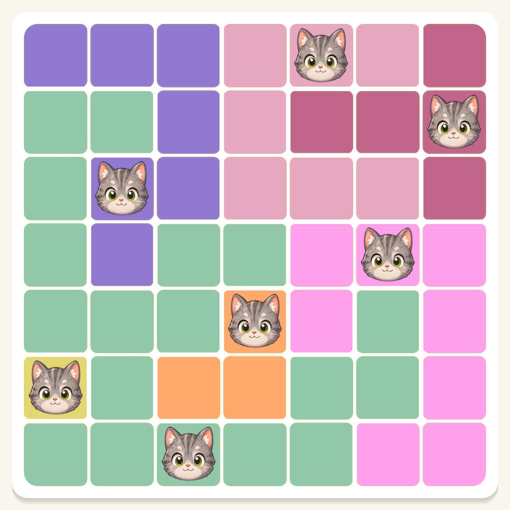 Meowdoku Level 323 Answer, Cheat & Solution