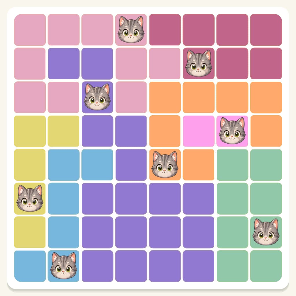 Meowdoku Level 767 Answer, Cheat & Solution