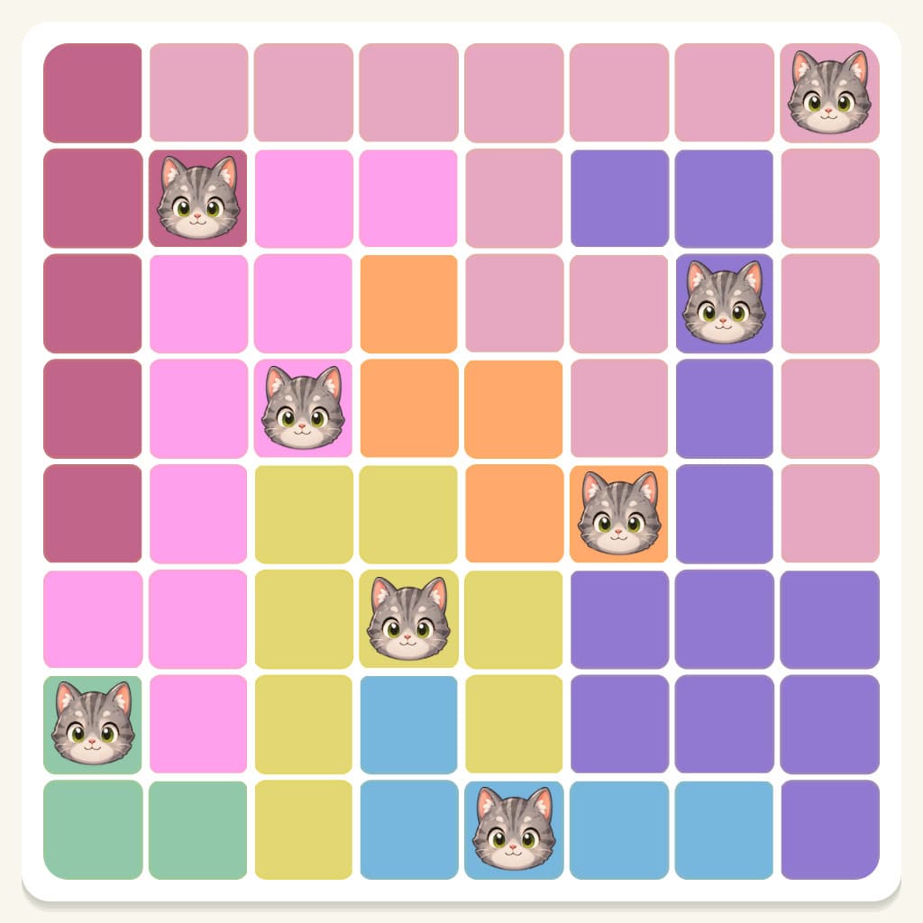 Meowdoku Level 172 Answer, Cheat & Solution