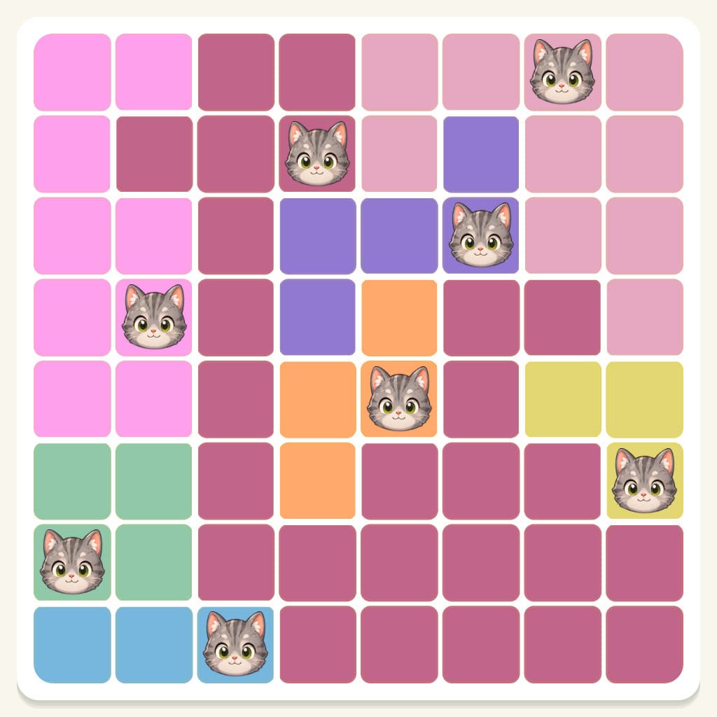 Meowdoku Level 892 Answer, Cheat & Solution