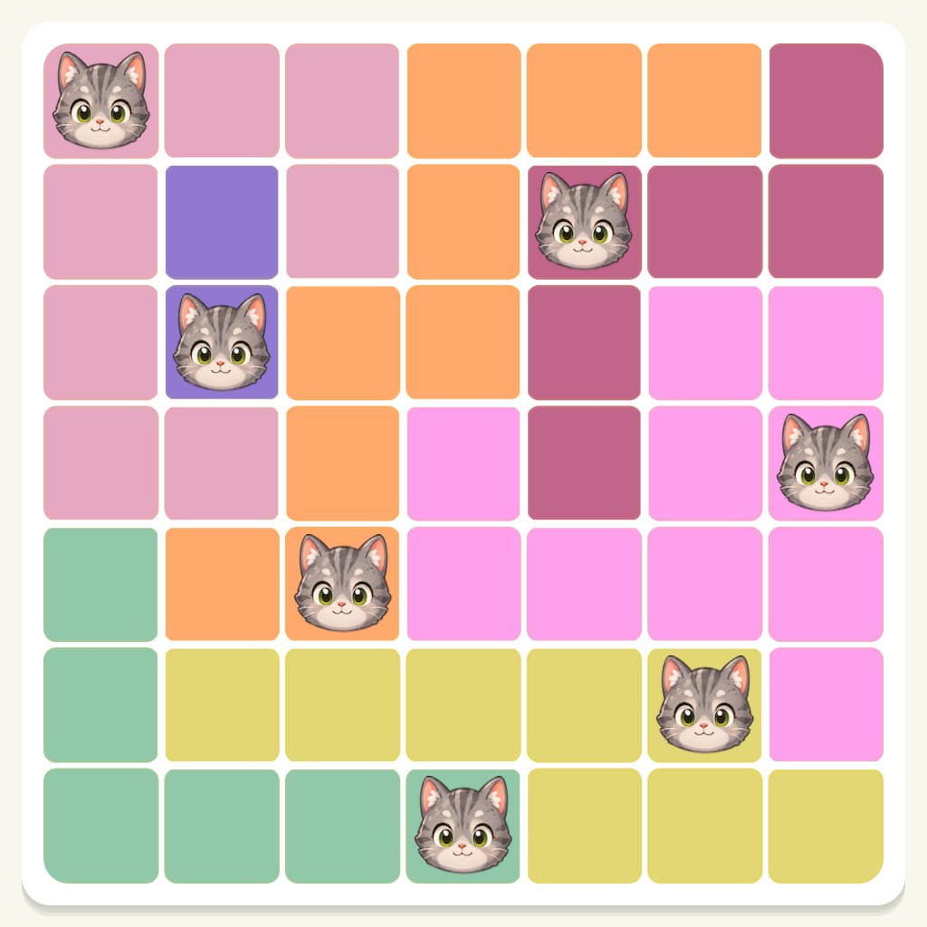 Meowdoku Level 803 Answer, Cheat & Solution