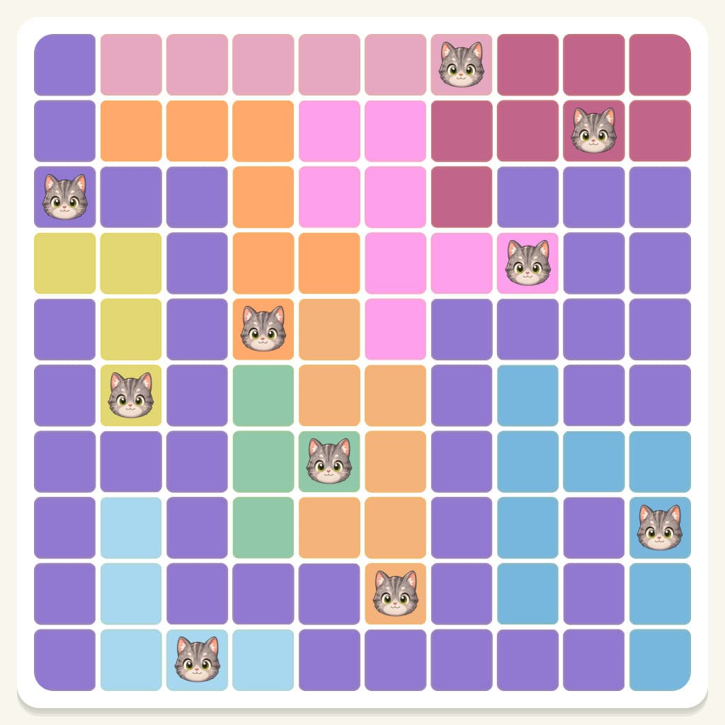 Meowdoku Level 650 Answer, Cheat & Solution