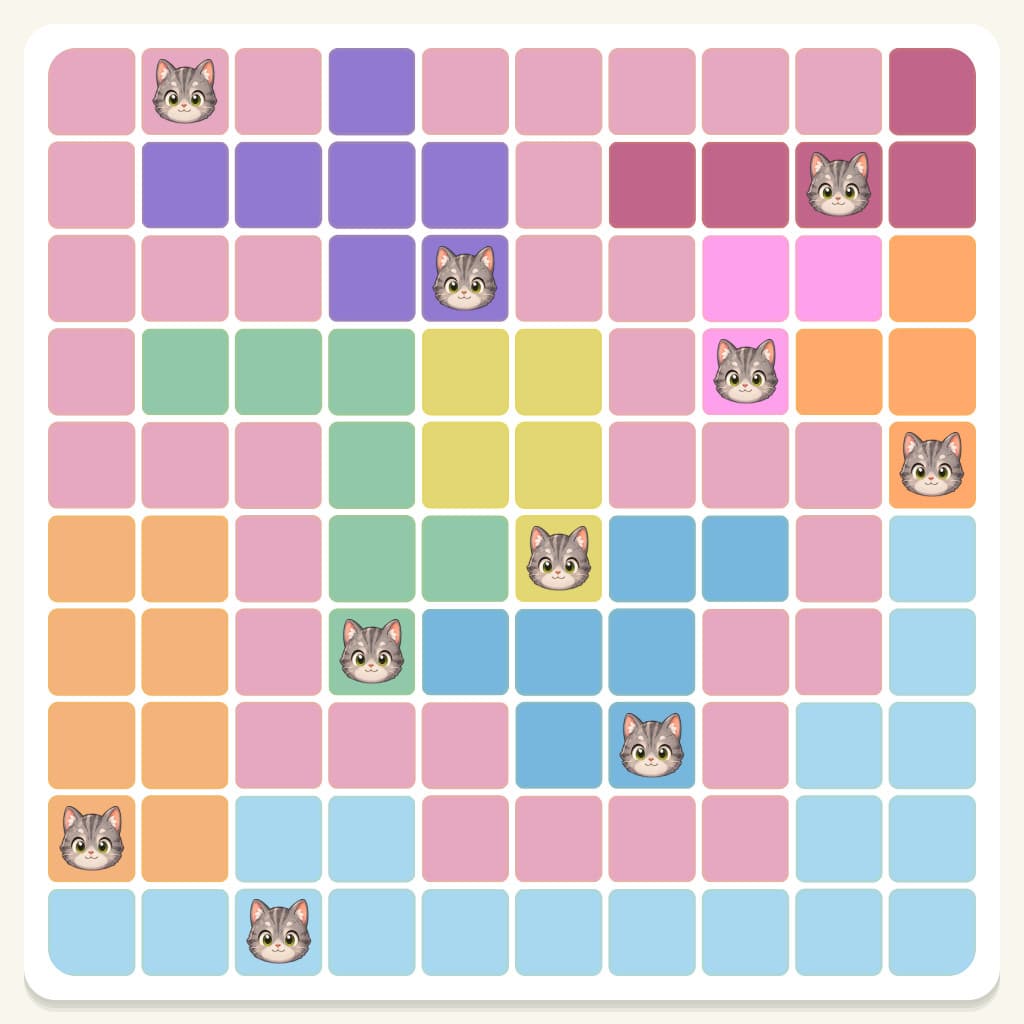 Meowdoku Level 990 Answer, Cheat & Solution