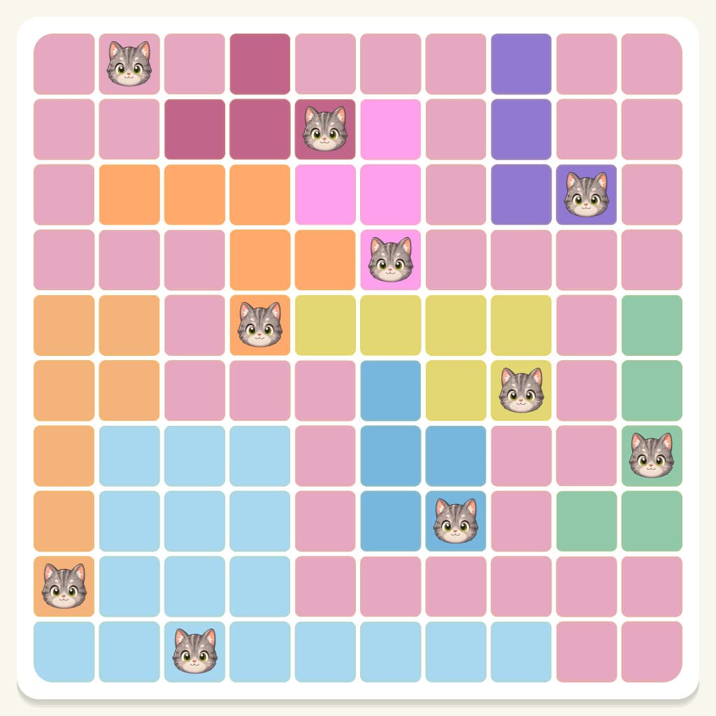 Meowdoku Level 690 Answer, Cheat & Solution
