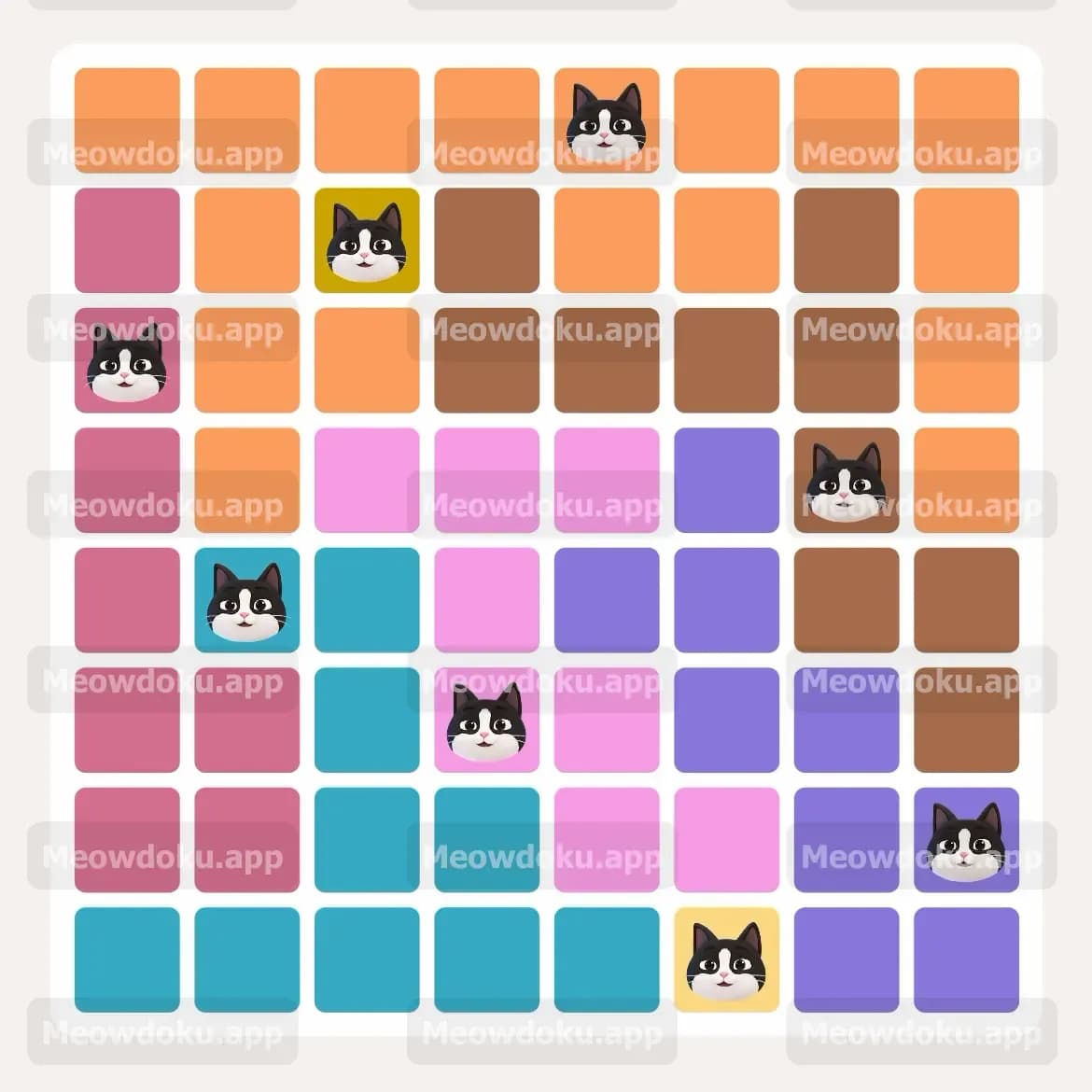 Meowdoku Level 171 Answer, Cheat & Solution
