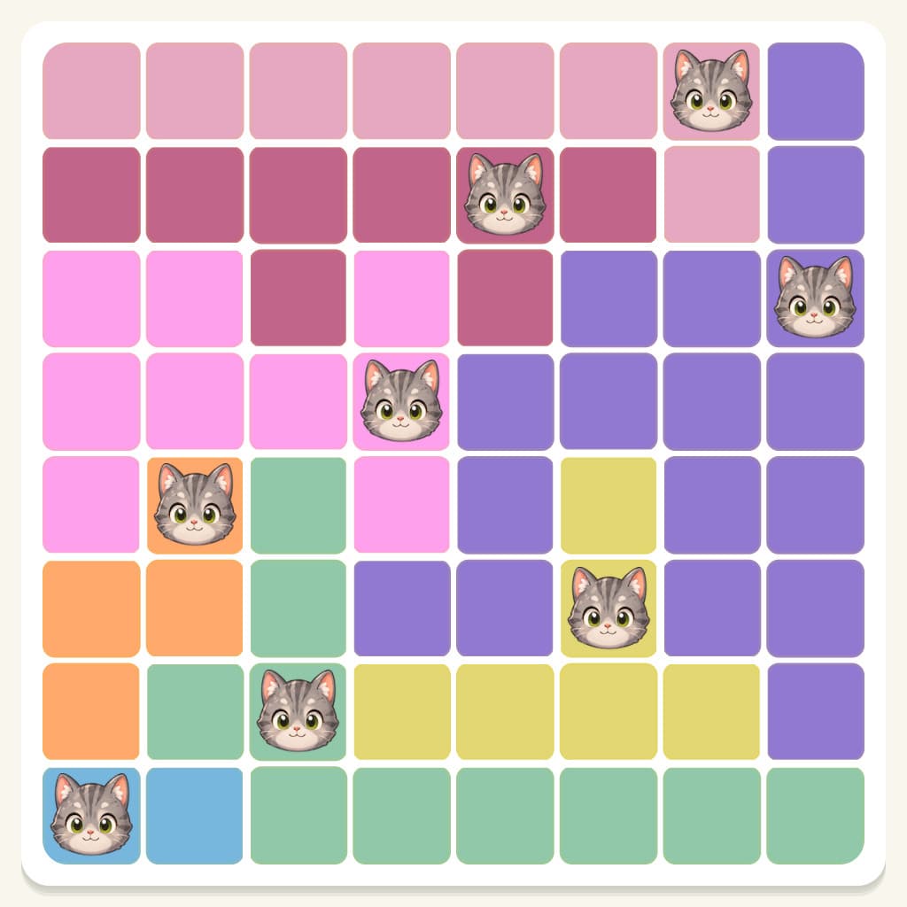 Meowdoku Level 632 Answer, Cheat & Solution
