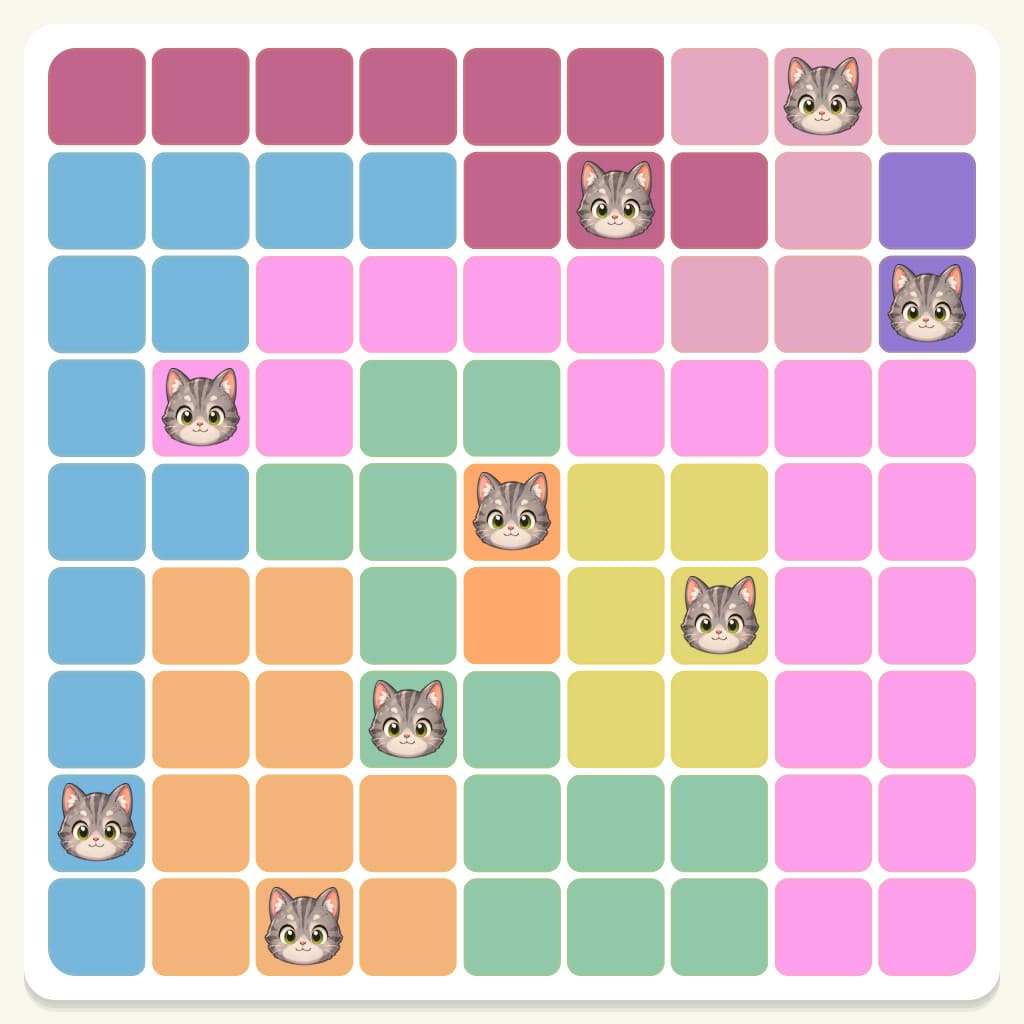 Meowdoku Level 904 Answer, Cheat & Solution