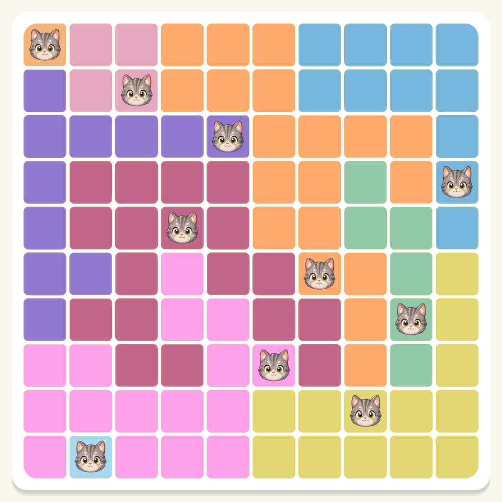 Meowdoku Level 330 Answer, Cheat & Solution
