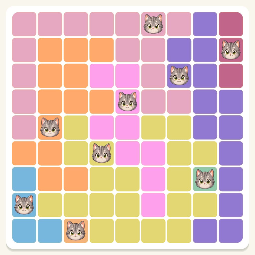 Meowdoku Level 144 Answer, Cheat & Solution