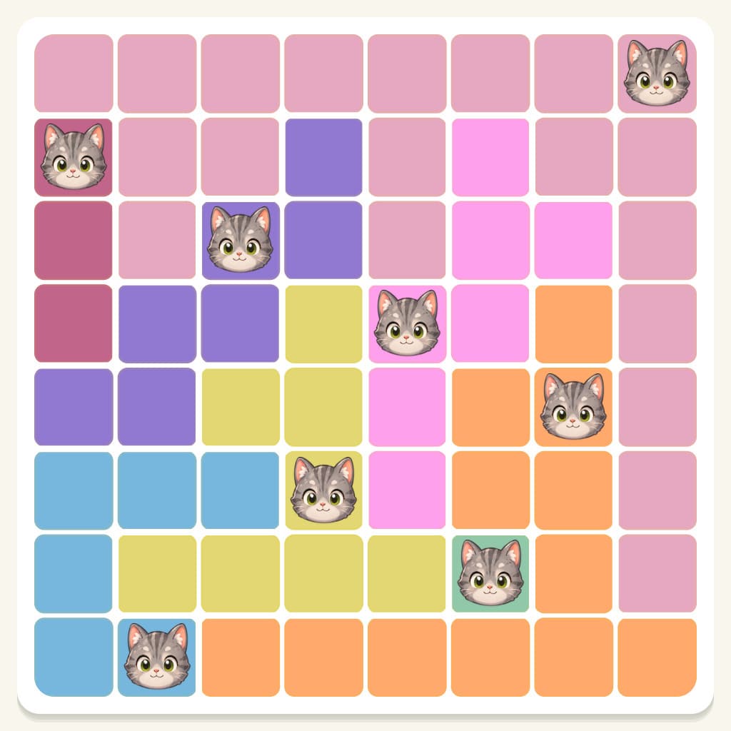 Meowdoku Level 277 Answer, Cheat & Solution