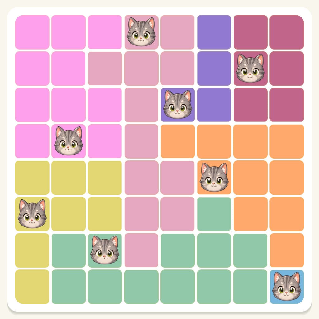 Meowdoku Level 719 Answer, Cheat & Solution