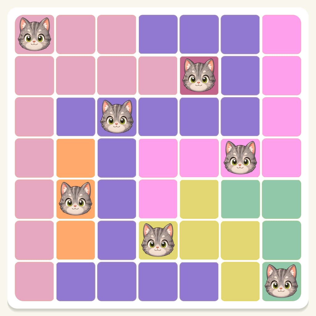 Meowdoku Level 496 Answer, Cheat & Solution