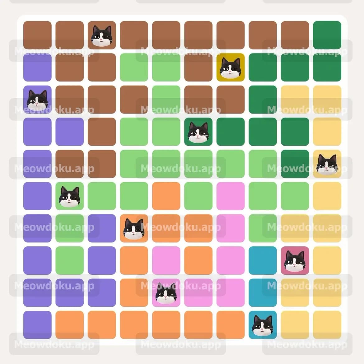Meowdoku Level 162 Answer, Cheat & Solution