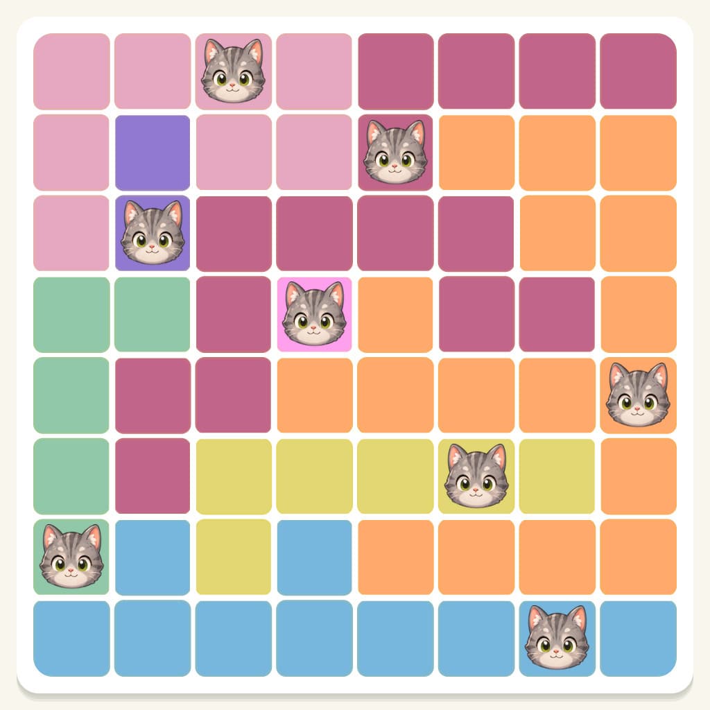 Meowdoku Level 442 Answer, Cheat & Solution