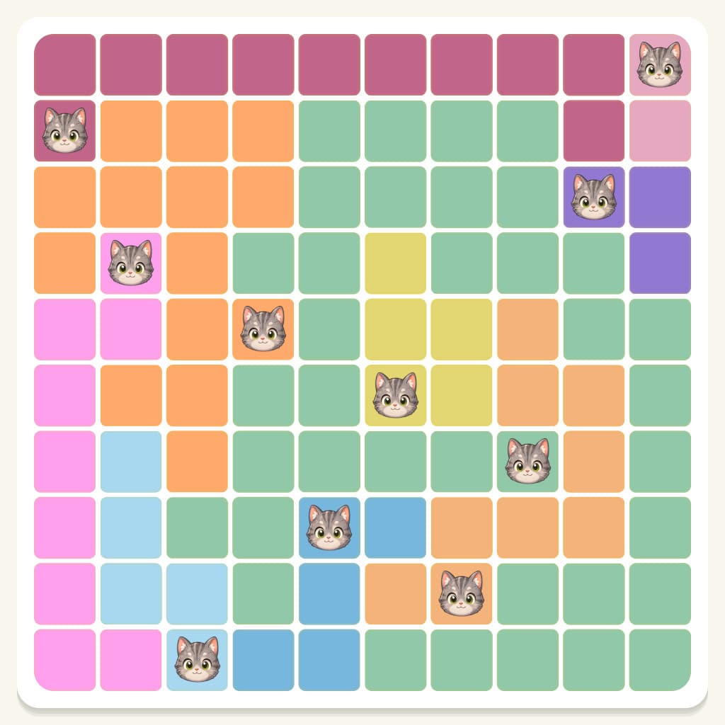 Meowdoku Level 150 Answer, Cheat & Solution