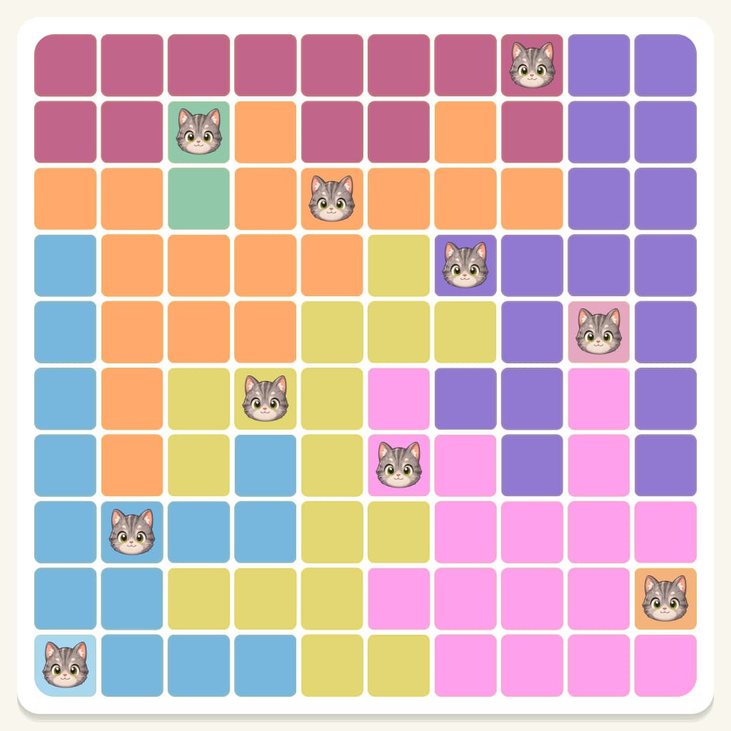Meowdoku Level 555 Answer, Cheat & Solution