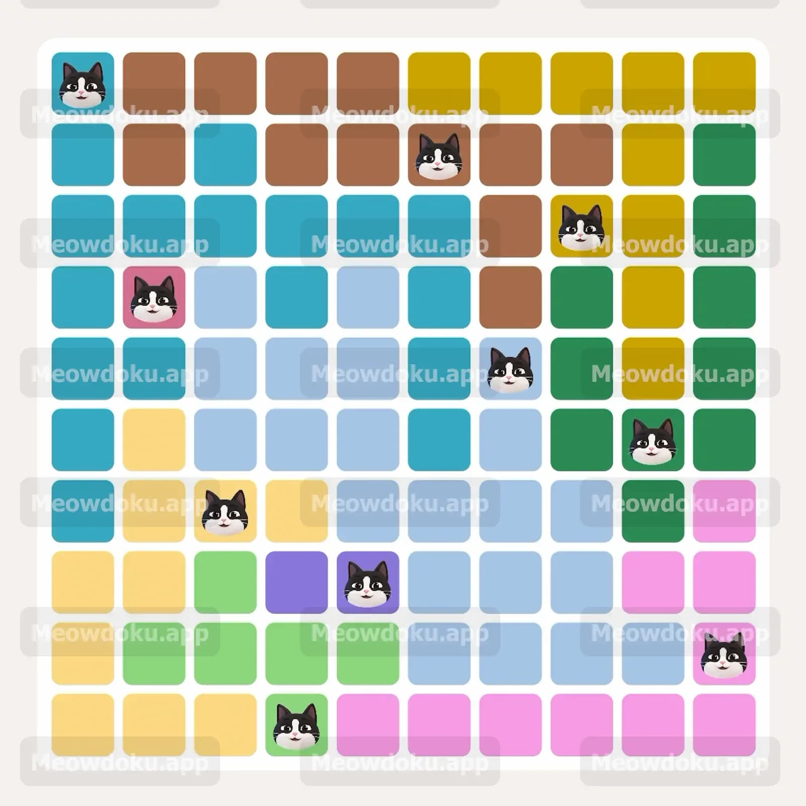 Meowdoku Level 270 Answer, Cheat & Solution