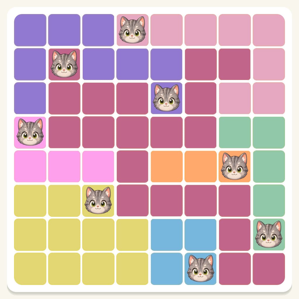 Meowdoku Level 857 Answer, Cheat & Solution