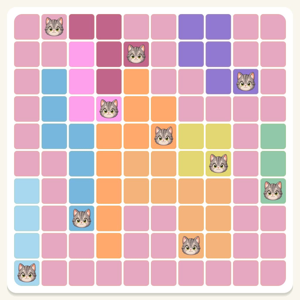 Meowdoku Level 800 Answer, Cheat & Solution