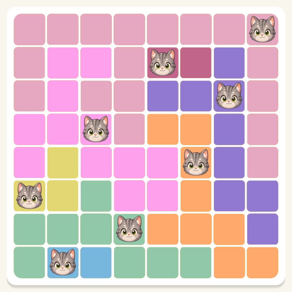 Meowdoku Level 467 Answer, Cheat & Solution