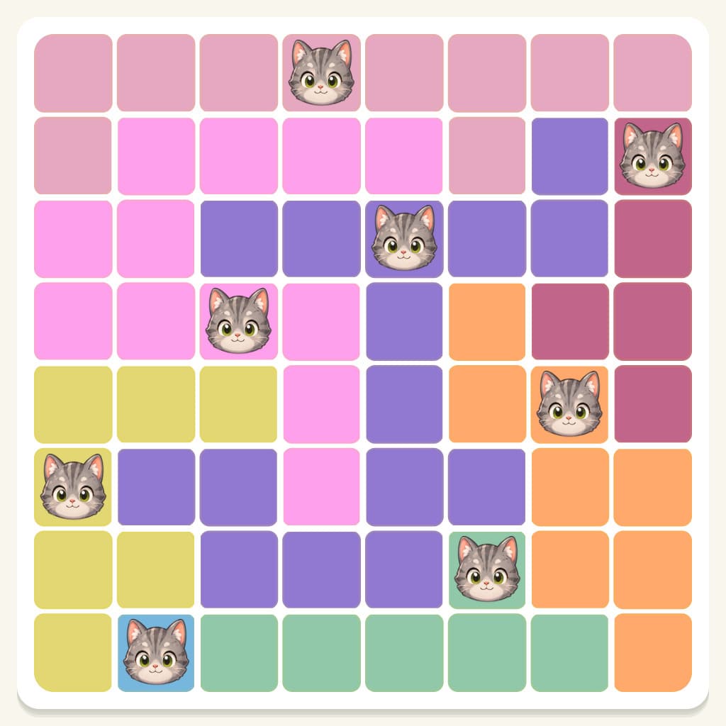 Meowdoku Level 422 Answer, Cheat & Solution