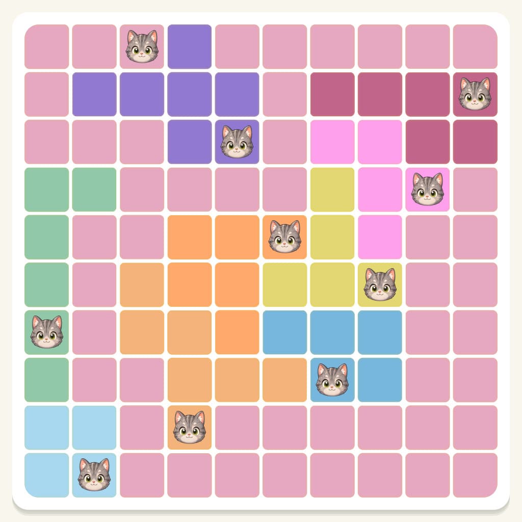 Meowdoku Level 500 Answer, Cheat & Solution