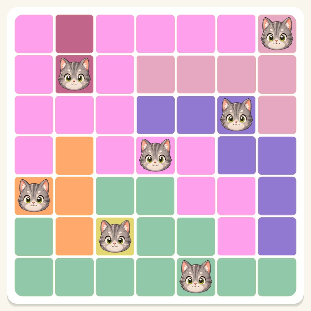 Meowdoku Level 166 Answer, Cheat & Solution