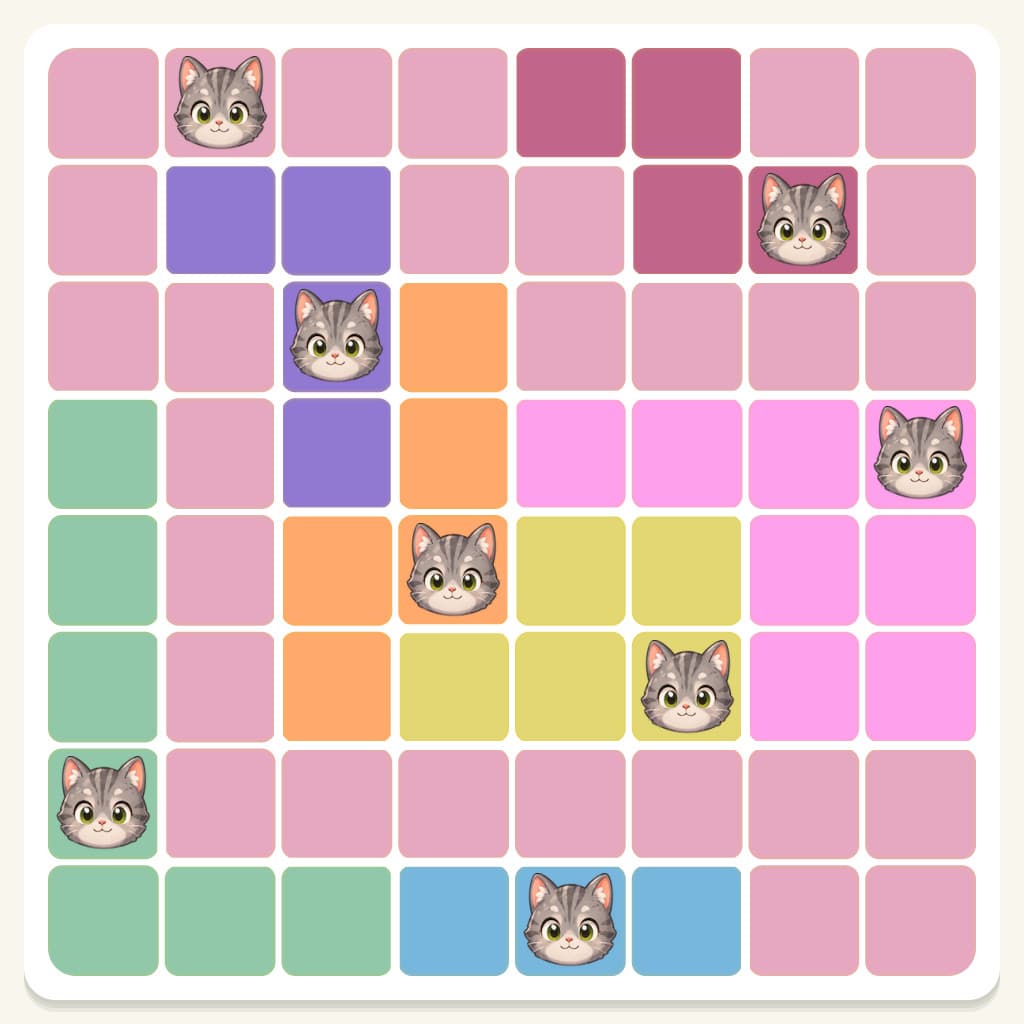 Meowdoku Level 882 Answer, Cheat & Solution