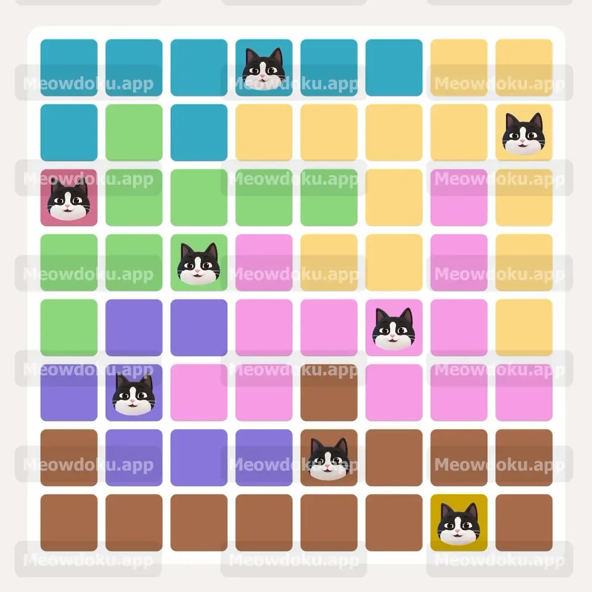 Meowdoku Level 26 Answer, Cheat & Solution
