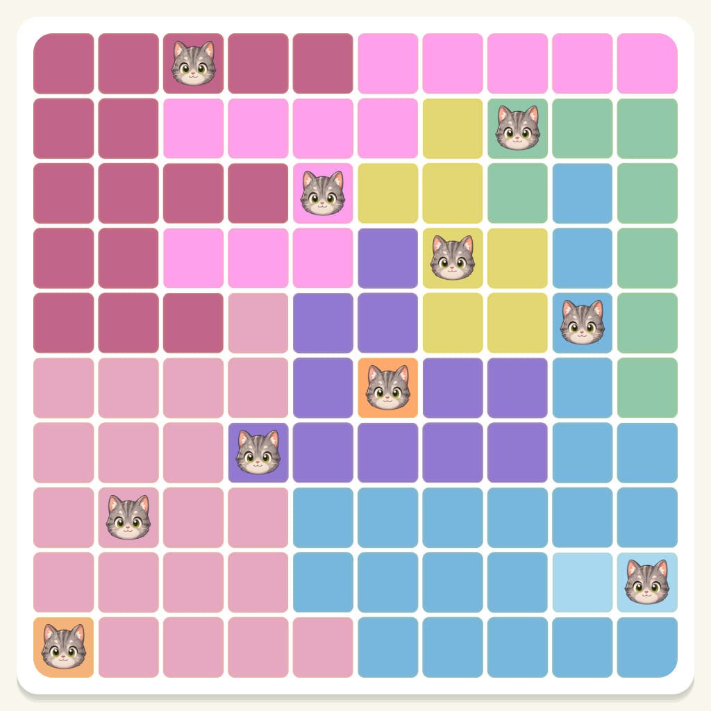 Meowdoku Level 410 Answer, Cheat & Solution