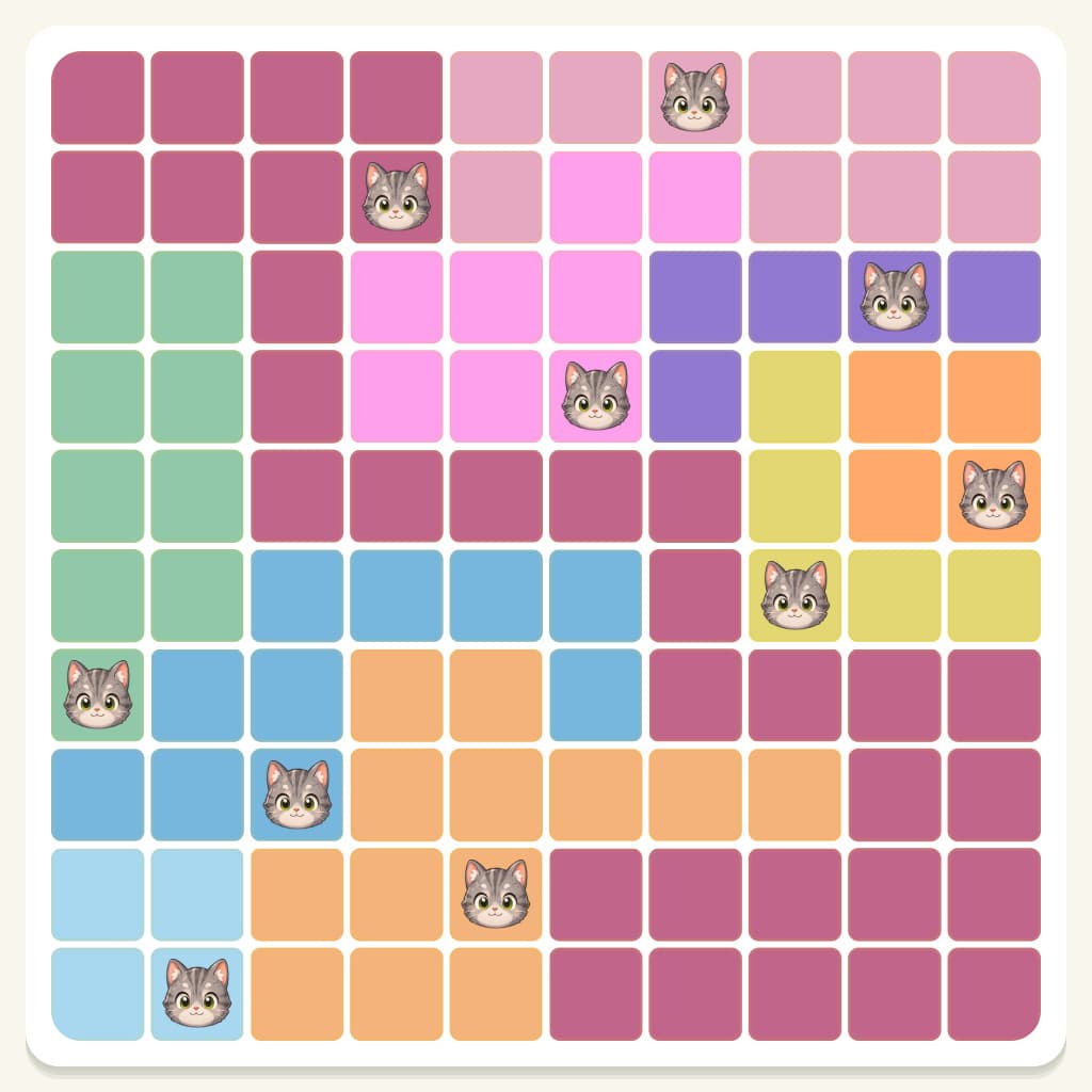 Meowdoku Level 660 Answer, Cheat & Solution