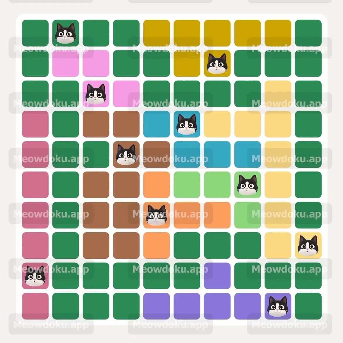 Meowdoku Level 163 Answer, Cheat & Solution
