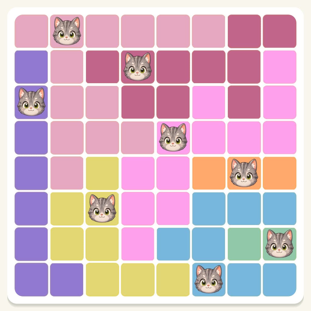 Meowdoku Level 579 Answer, Cheat & Solution