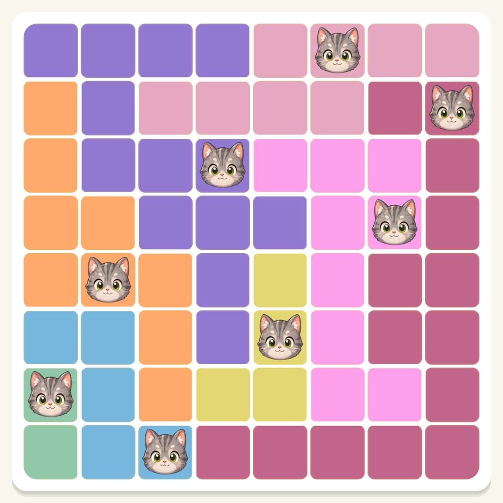 Meowdoku Level 507 Answer, Cheat & Solution