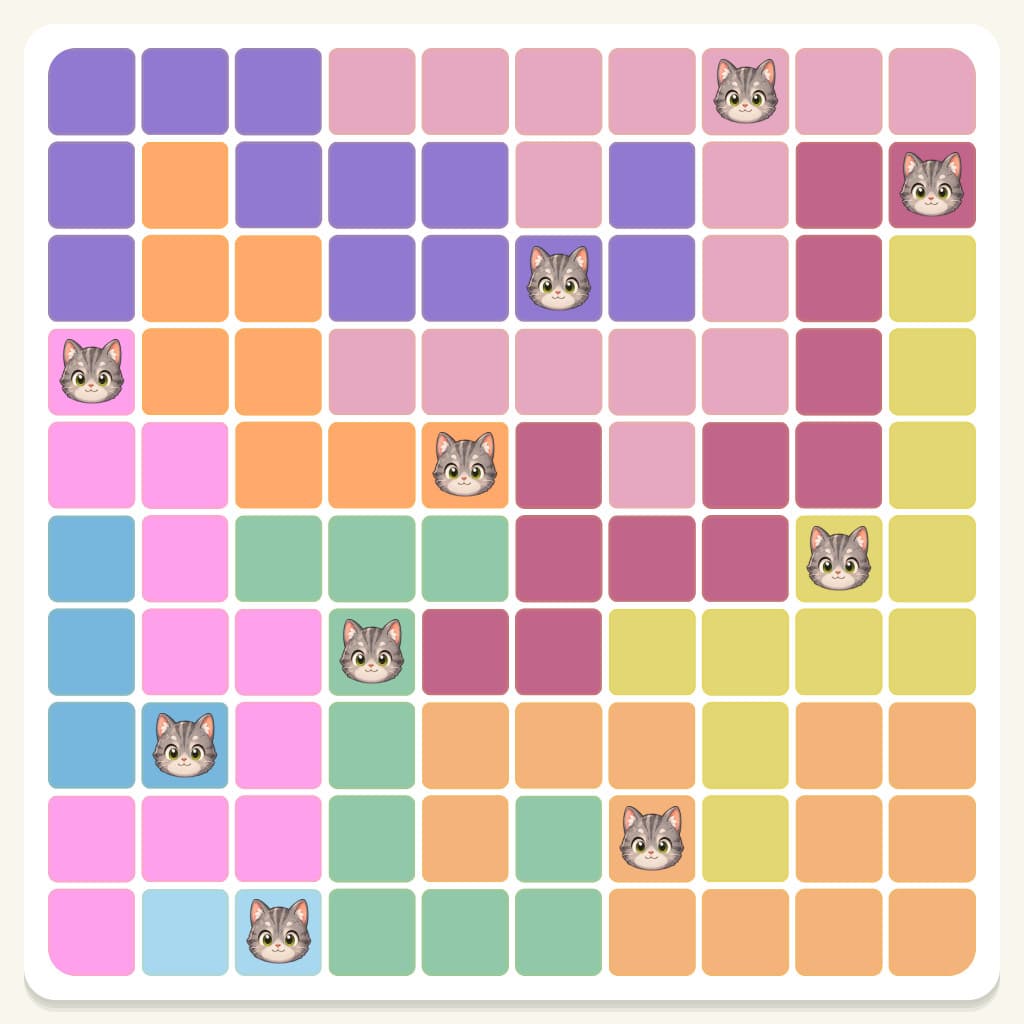 Meowdoku Level 230 Answer, Cheat & Solution