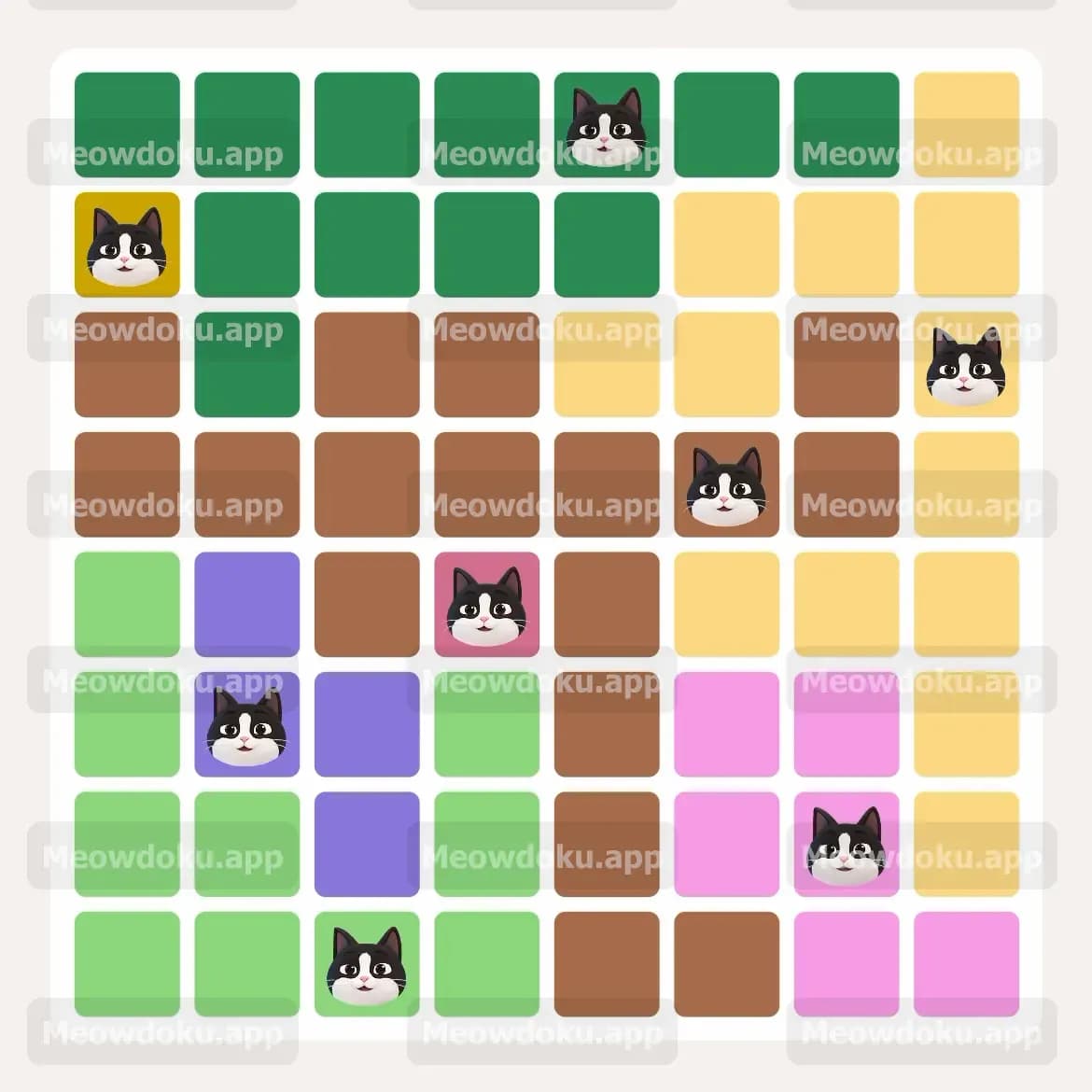 Meowdoku Level 71 Answer, Cheat & Solution