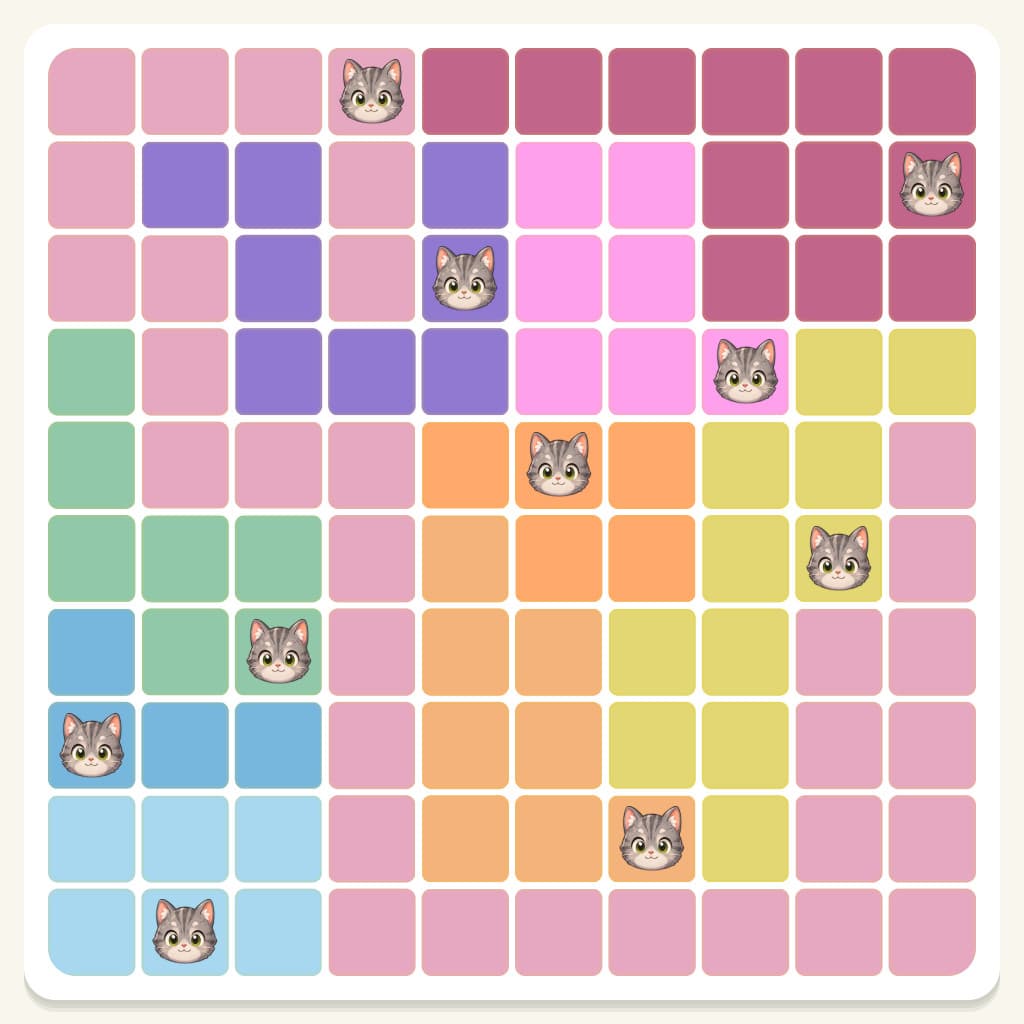 Meowdoku Level 930 Answer, Cheat & Solution