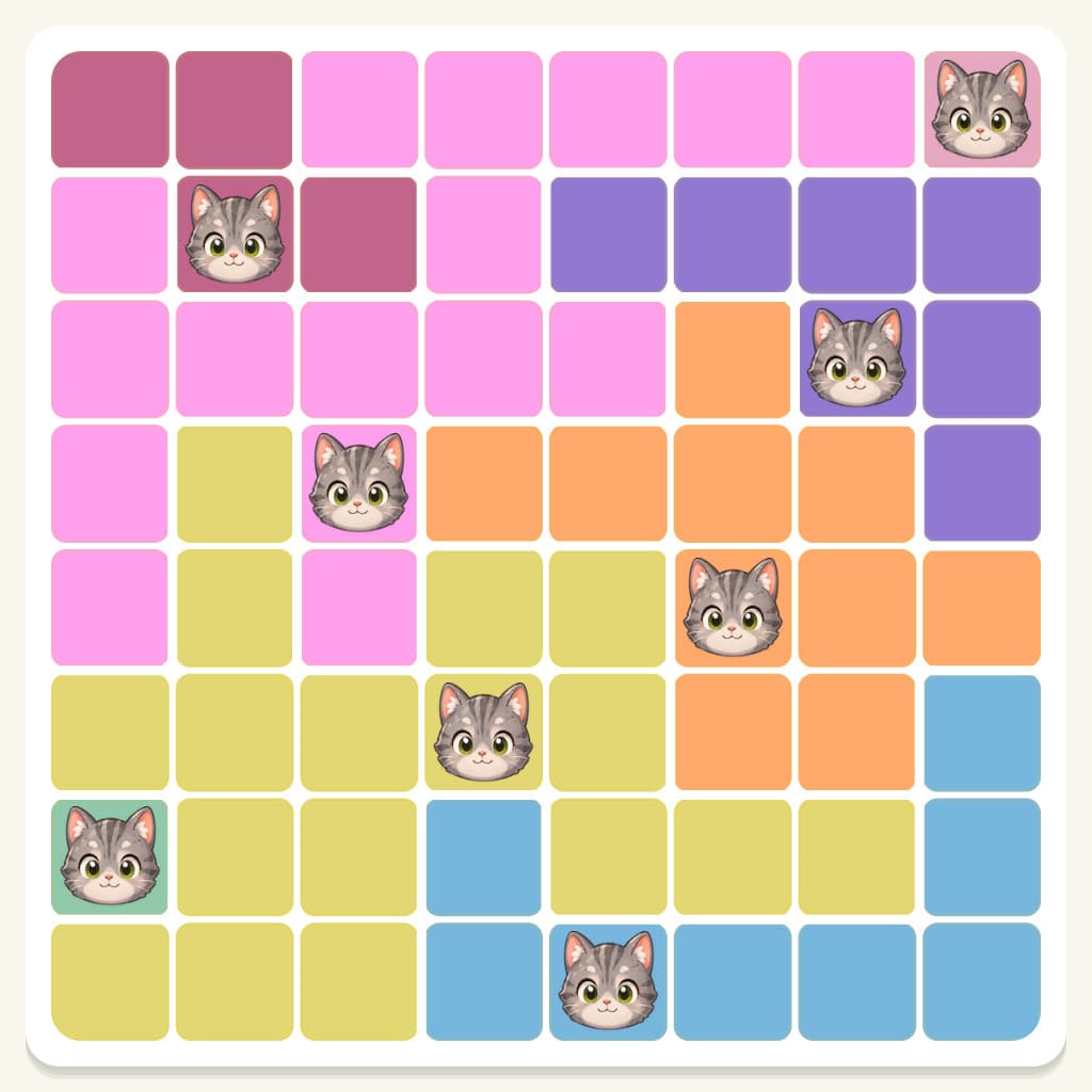 Meowdoku Level 207 Answer, Cheat & Solution