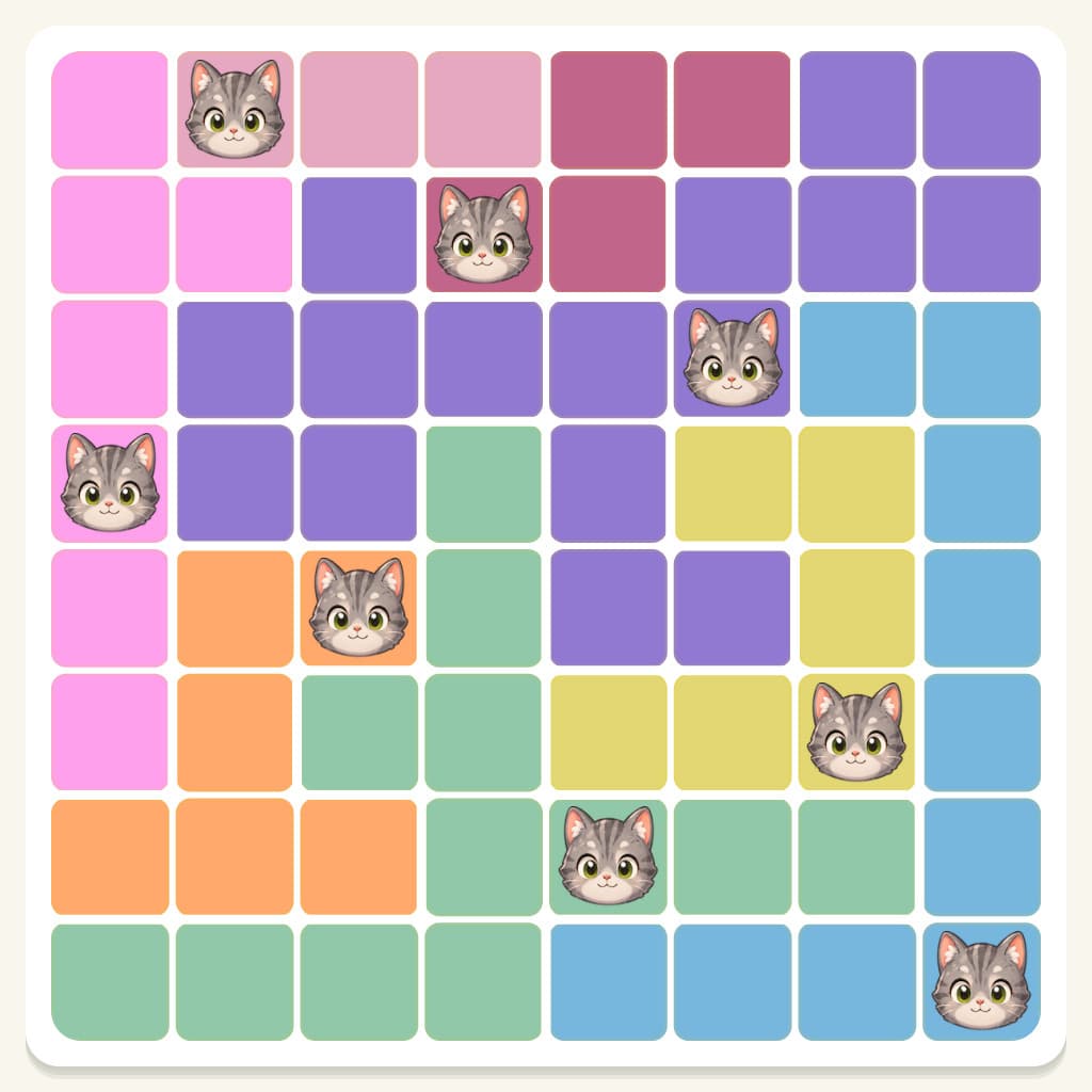 Meowdoku Level 922 Answer, Cheat & Solution