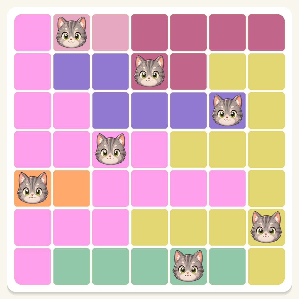Meowdoku Level 676 Answer, Cheat & Solution