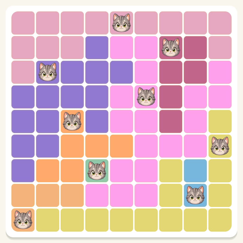 Meowdoku Level 478 Answer, Cheat & Solution