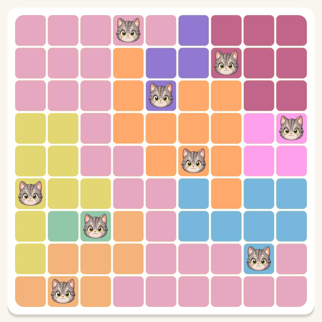 Meowdoku Level 934 Answer, Cheat & Solution