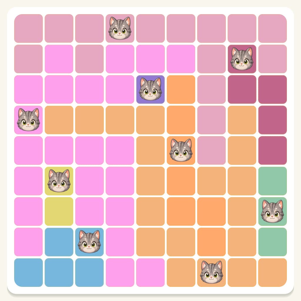 Meowdoku Level 694 Answer, Cheat & Solution